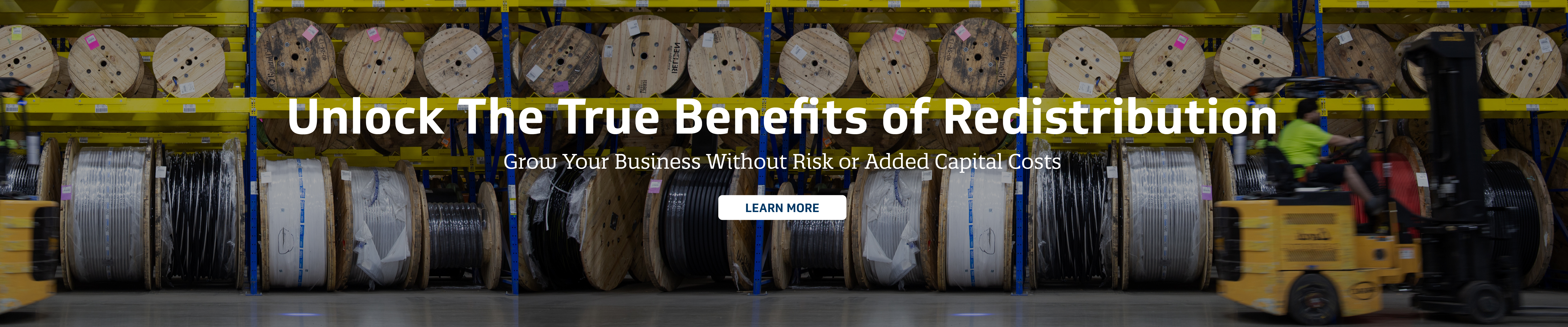 Unlock True Benefits of Redistribution Homepage Banner