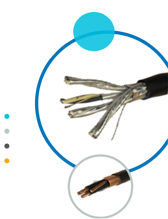 Tray Cable Circle Closeups